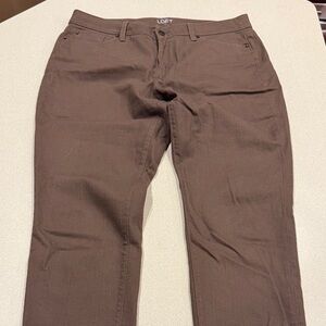 LOFT Chocolate Brown Jeans